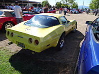 Chevrolet Corvette C3 jaune (de 1968-1982) (prise a Amberieux, France, 2016) (5)